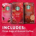 Starbucks Holiday Variety Pack Ground Coffee - Holiday Blends - 3 Bags (11 Oz)
