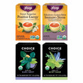 & Choice Organics Variety Sampler, 16 Tea Bags (4 Pack) | Tea Sampler Gift Box with  Sweet Tangerine Positive Energy and Choice Organics Earl Grey Assorted Blends