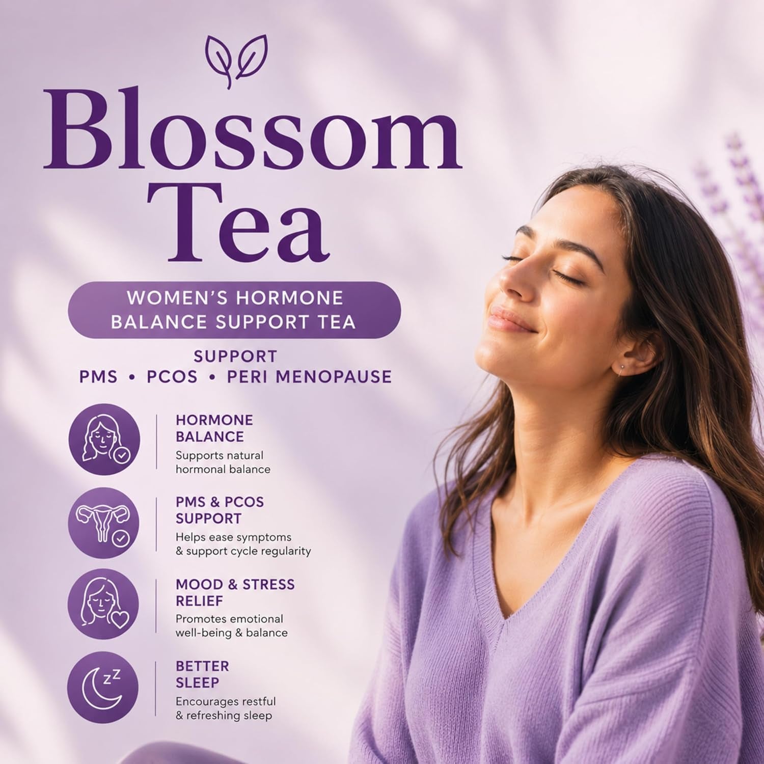 Hormone Balance Tea for Women, Organic Red Raspberry Leaf, Caffeine Free | Hormone Balance Support – Chaste Tree Berry, Chamomile, Nettle, Peppermint & Ginger Loose Leaf Tea, USDA Certified, USA Made.