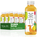 Tea PI Pomelo Green Iced Fruit Tea, 16.9 Fl Oz (15 Pack) | Real Brewed Green Tea with Pomelo Juice.