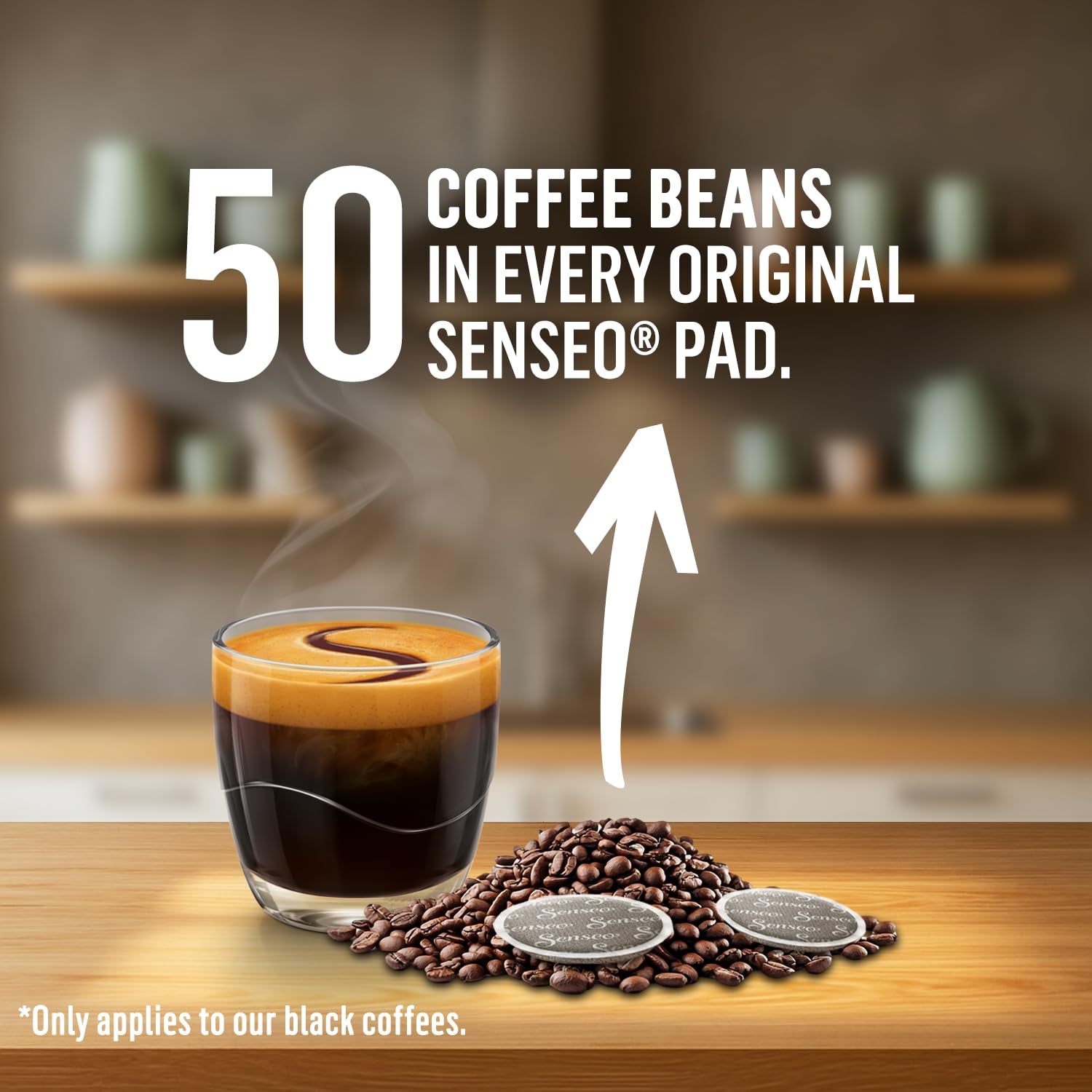 Espresso - (Packs Of) - Rich & Bold Espresso Flavor - Sing Coffee Pods - 80 Count - Single-Serve Coffee Pads with Rich Crema - Compatible with  and Pelecom Machines