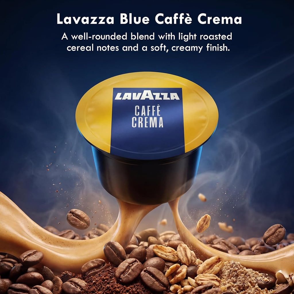 Blue Coffee Capsules Variety Pack – 100 Count (50 Pods Each) – Includes Top Class & Caffè Crema Blends – Compatible with  LB Espresso Machines Only – Premium Italian Coffee