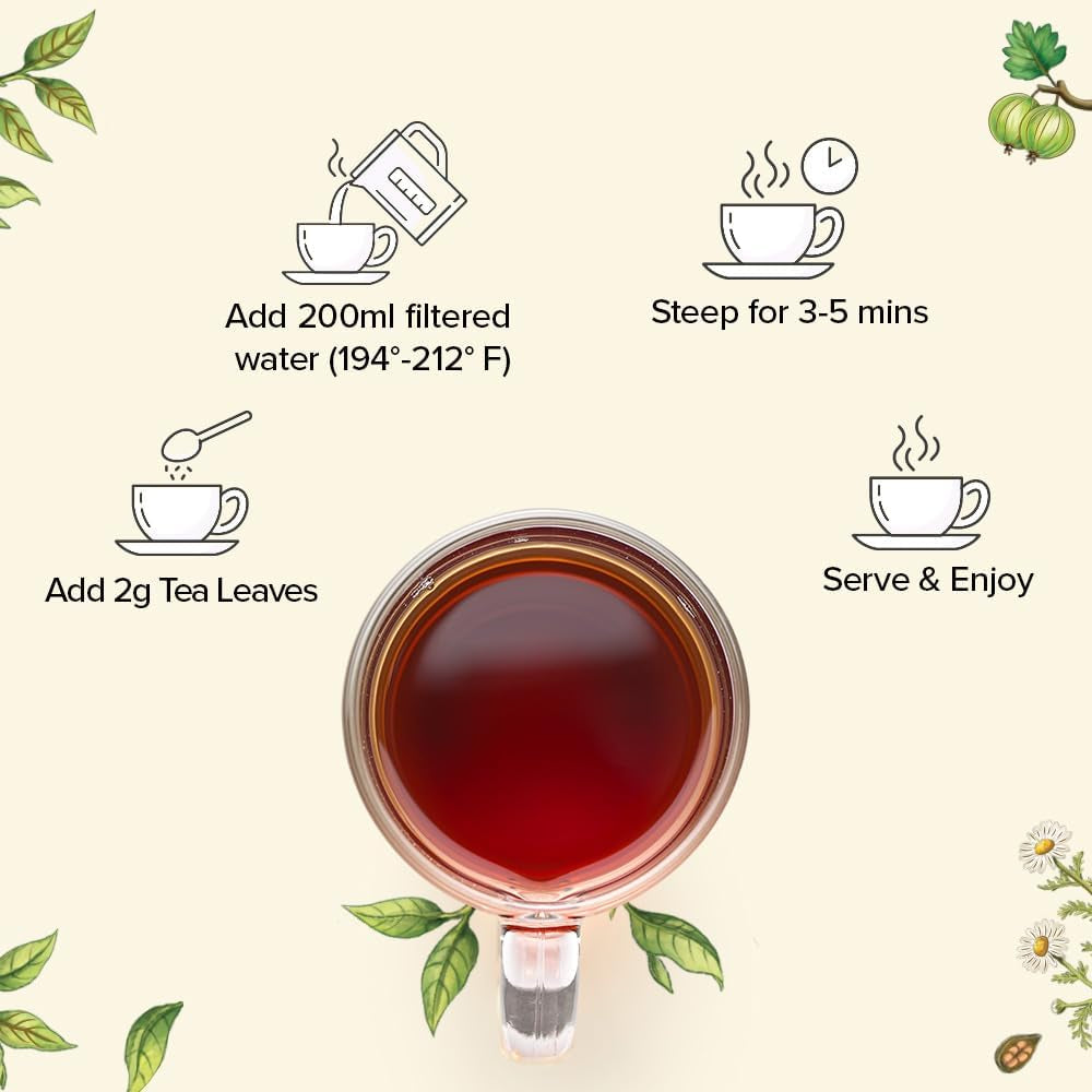 Top 10 Favourites Tea Sampler Set | Loose Leaf Tea (50+ Cups) | Tea Variety Pack with Green, Herbal, Black & Chai Brew | Vacuum Sealed for Freshness | Brew Hot & Col