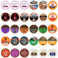 Custom Variety Pack Coffee Pods | Dark Roast and Bold Flavors | Single Serve Cups for Keurig K-Cup Machines | Robust Assortment with No Duplicates | 30 Count Coffee Gift for Mothers