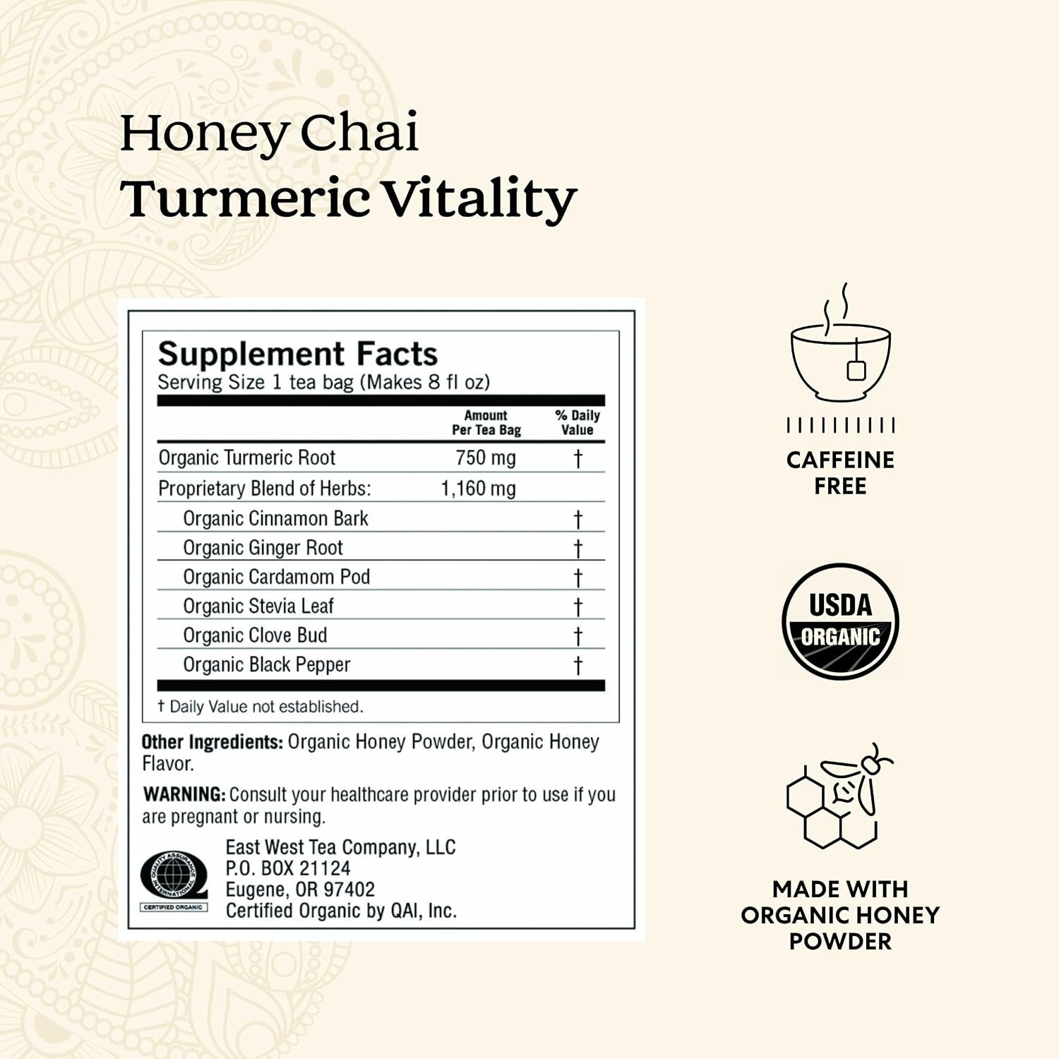 Detox & Wellness Variety Pack, 16 Tea Bags (4 Pack) | Organic Caffeine-Free Cleansing Teas with Honey Chai Turmeric Vitality and Detox, Ayurvedic Spice Blends