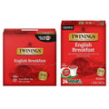 English Breakfast Tea K-Cup Pods, 24 Count (Pack of 1) + English Breakfast Tea Bags, 100 Count (Pack of 1)