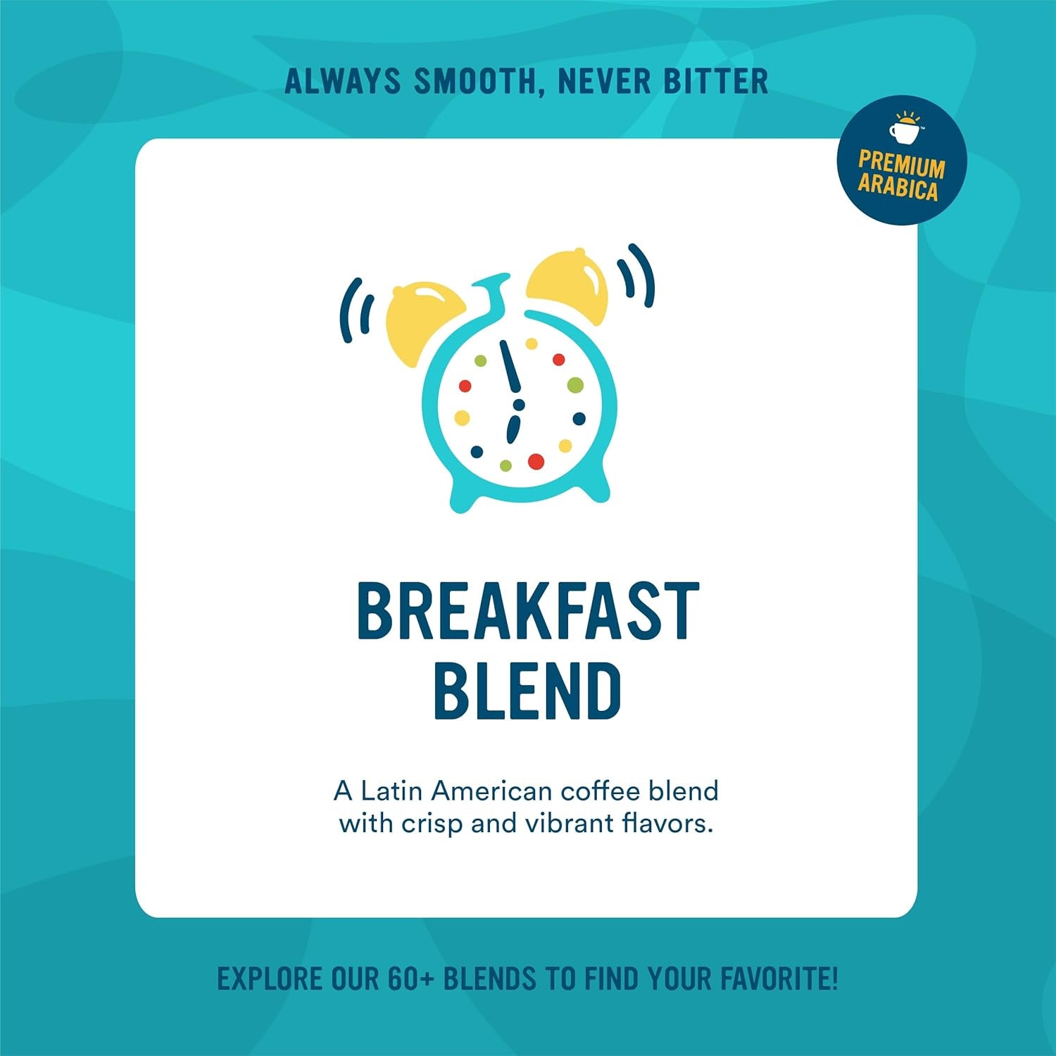 Roasted Ground Coffee Bag, Breakfast Blend, 64 Ounce, (Pack of 1)