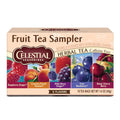 Fruit Tea Sampler Herbal Tea Variety Pack, Caffeine Free, 18 Tea Bags per Box