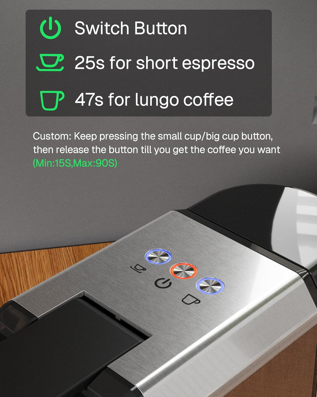 3-In-1 for Nespresso Capsule & K-Cup Pods & Ground Coffee Multi Coffee Maker + Tea 48-Count Sampler Variety Pack