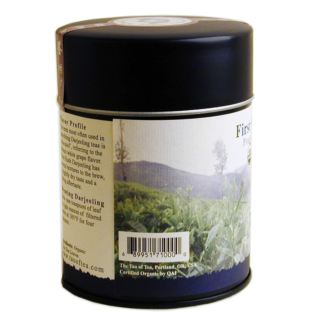 , First Flush Darjeeling Black Tea, Loose Leaf, 3.5 Ounce Tin