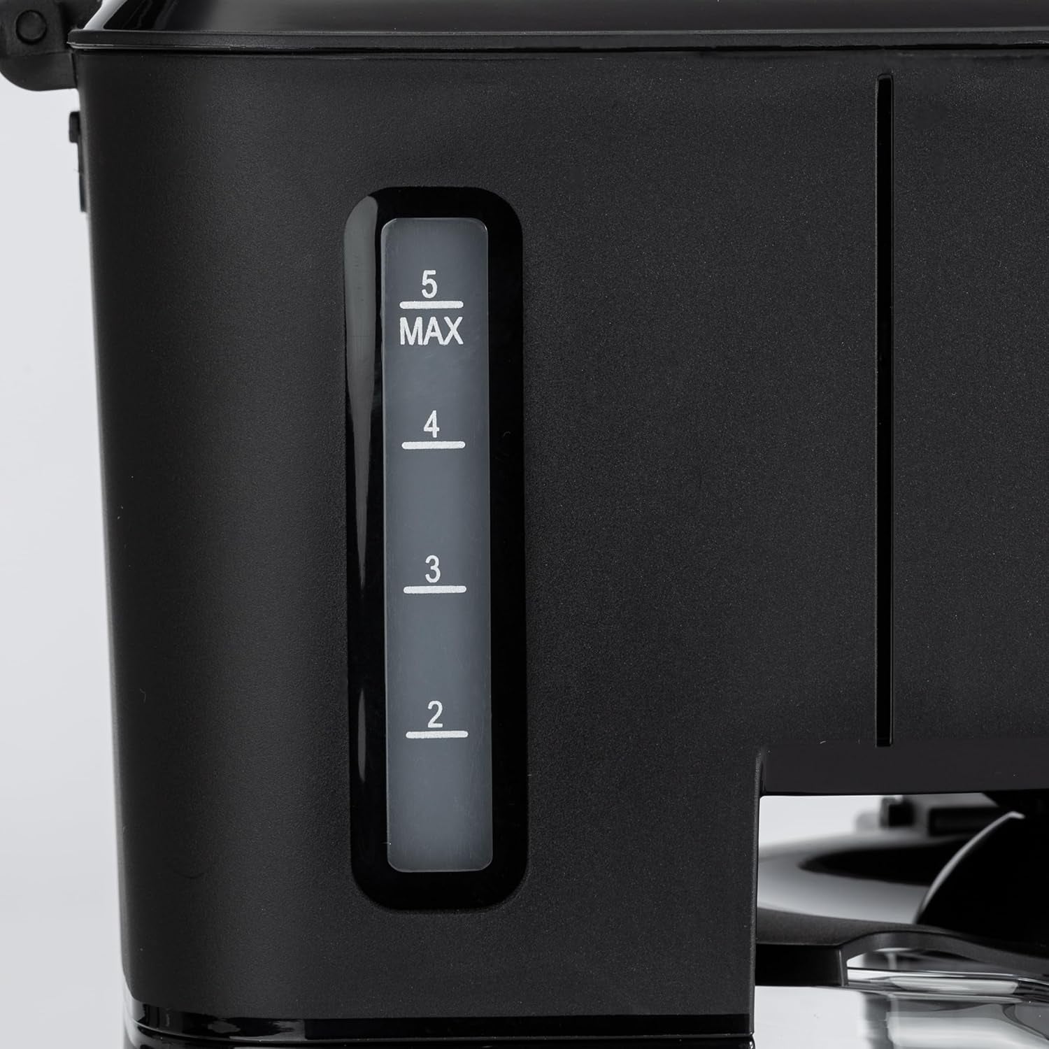 5 Cup Drip Coffee Maker with Glass Coffee Pot (0.8 Qt), Auto Shut-Off, Auto Pause, Removable Filter Basket, Matte Black