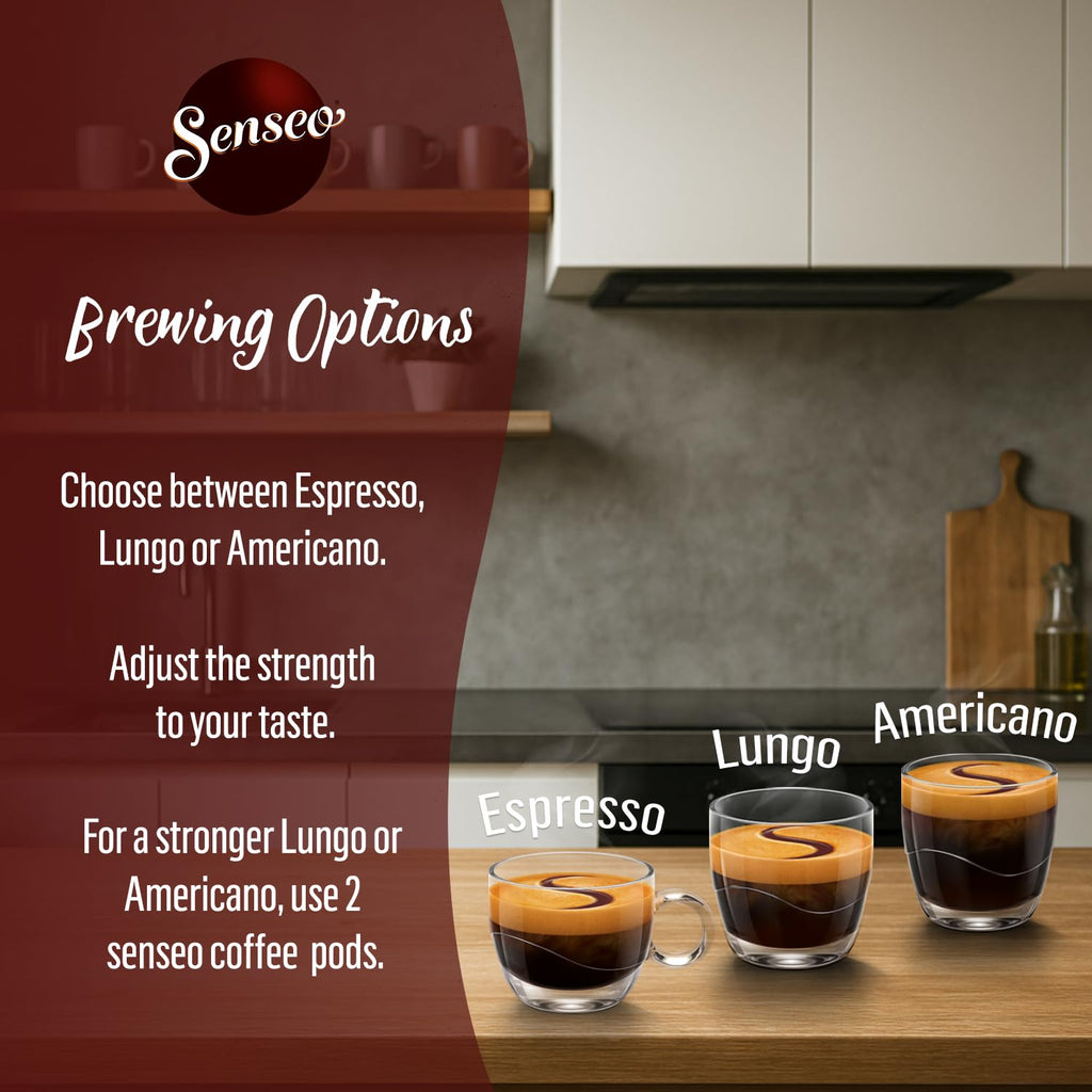 Espresso - (Packs Of) - Rich & Bold Espresso Flavor - Sing Coffee Pods - 80 Count - Single-Serve Coffee Pads with Rich Crema - Compatible with  and Pelecom Machines