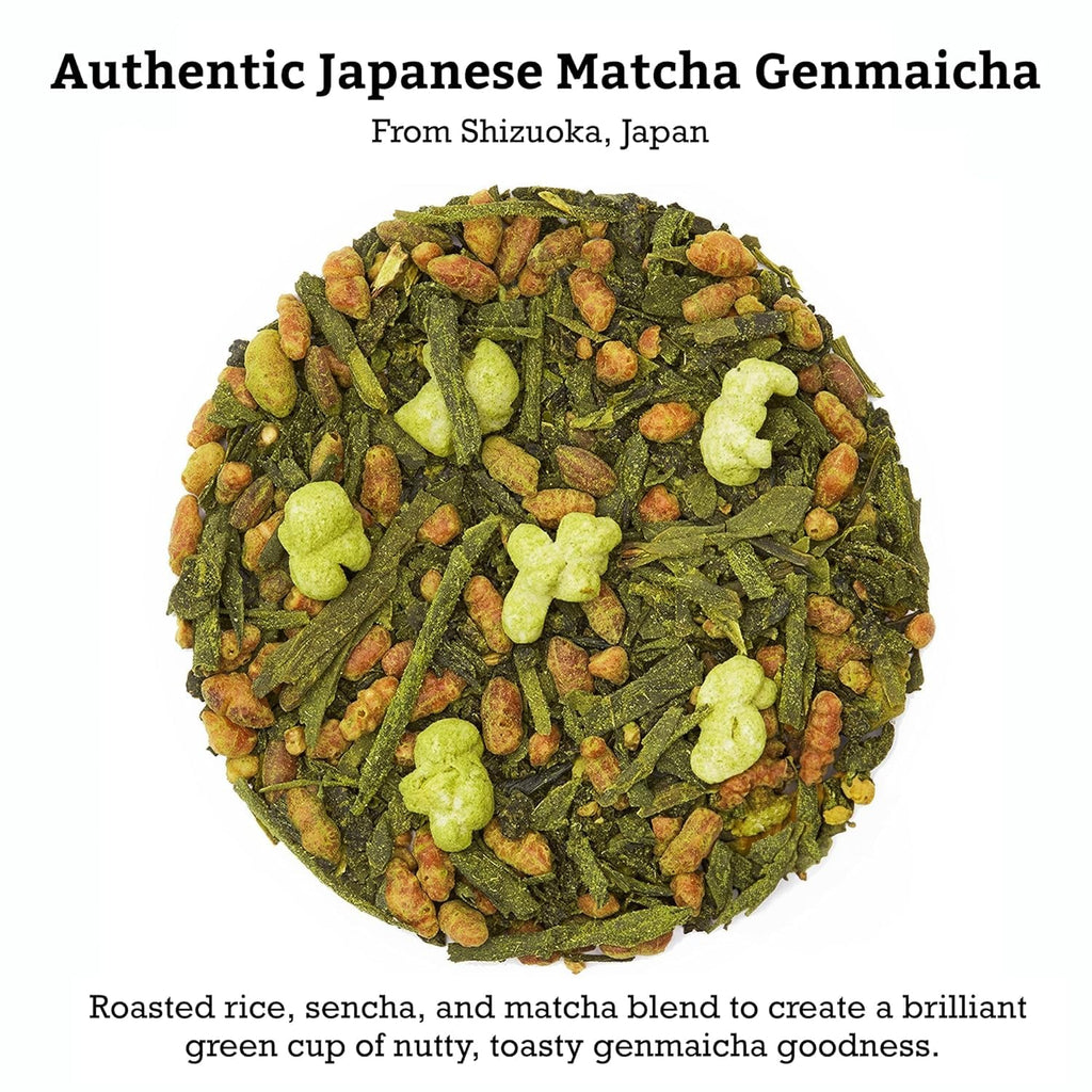 Japanese Genmaicha with Matcha Green Tea Loose Leaf 3.5 Oz (100 G) Pack of 3