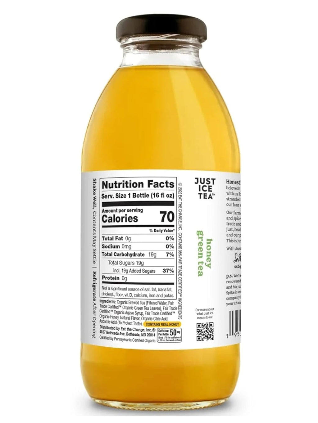 Organic Iced Tea, 16 Fl Oz Glass Bottles (6 Flavor Variety, Pack of 12)