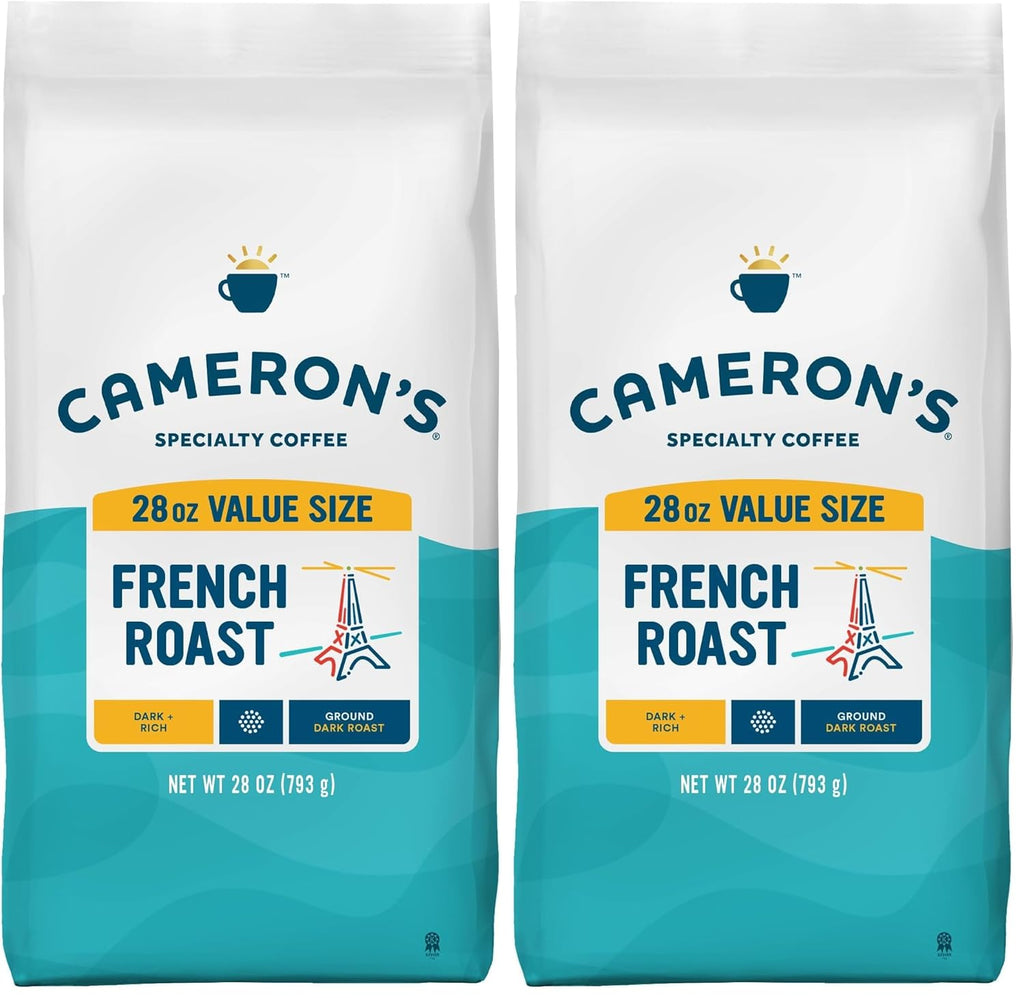 Roasted Ground Coffee Bag, French Roast, 28 Ounce (Pack of 2)