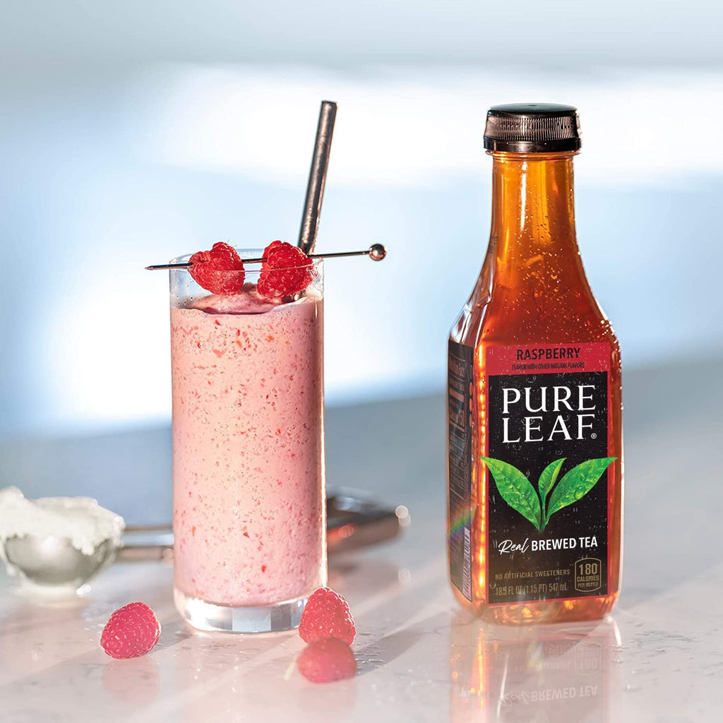 Pure Leaf Iced Tea Variety Pack 12 Bottles 18.5 Fl Oz Sweet Raspberry Lemon