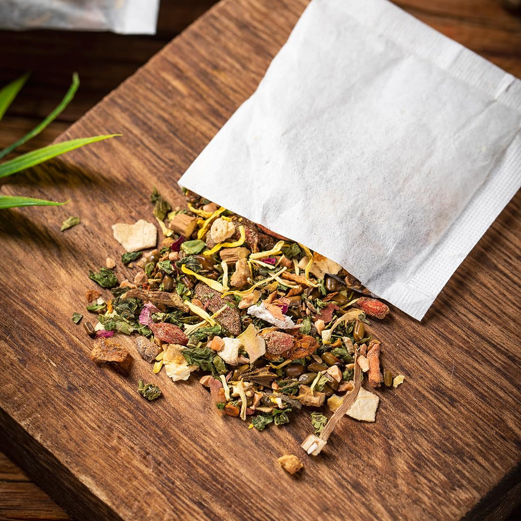 Premium Liver Detox Tea,30 Tea Bags /5.3 Oz, Nourishing Liver with 18 Natural Herb Ingredients, Traditional Chinese Liver Cleanse Tea, for Liver Detox & Liver Protection Hebal Chinese Tea 排毒茶.