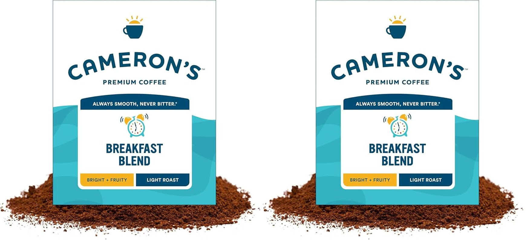 Roasted Ground Coffee Bag, Breakfast Blend, 64 Ounce, (Pack of 2)