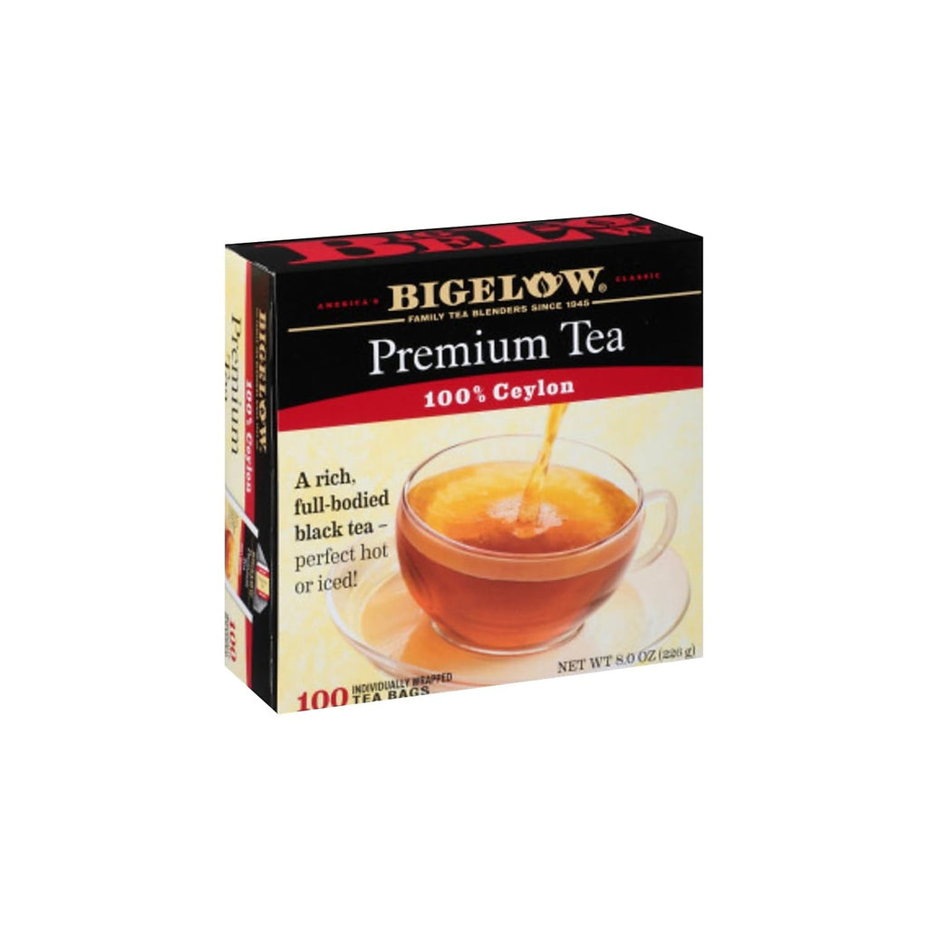 Bigelow 100 Count Premium Blend Black Tea, Contains 100 Individually Wrapped Tea Bags, Full Caffeine