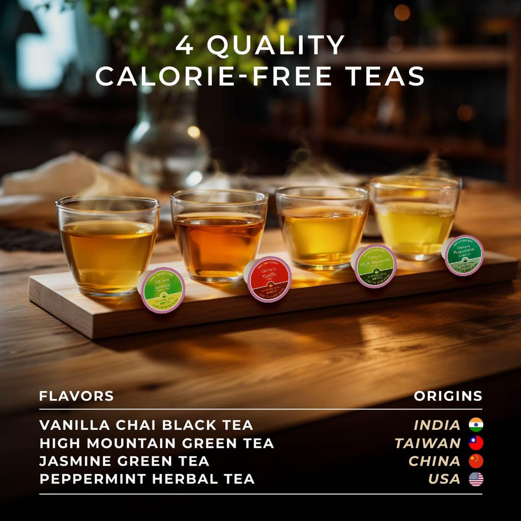 Evening Calm Tea Pod Collection Gift Set (60 Count) - Different Flavors Assorted Variety Pack