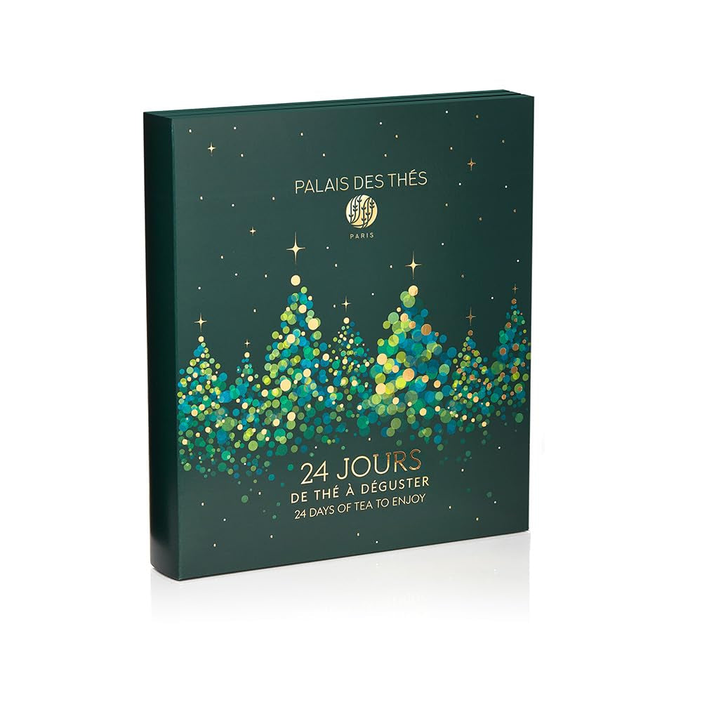 - Tea Advent Calendar - Holiday Collection | 24 Premium French Delightful Tea Bags | Black, Green, Single Estate, Herbal & Rooibos Teas.
