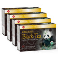 Organic Black Tea - Premium Tea, Full-Bodied, Caffeinated Coffee Alternative, Robust Black Tea Bags, Individually Wrapped 100 Count (Pack of 4)