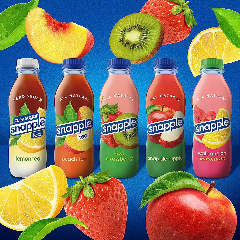 Zero Sugar Trop-A-Rocka Tea, 16 Fl Oz Recycled Plastic Bottle, 6 Pack