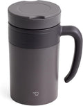 Zojirushi SE-KAE48TA Stainless Tea Tumbler with Handle, 16-Ounce, Brown