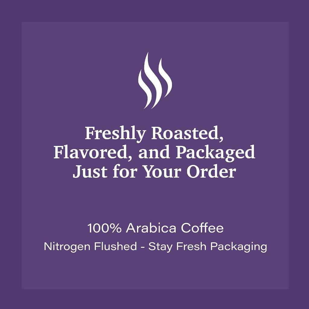 Flavored Coffee, Chocolate Raspberry, Ground, 12-Ounce Bags (Pack of 4)