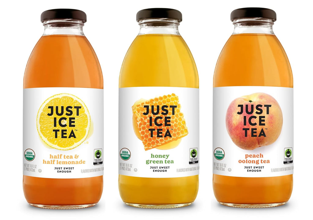 Organic Iced Tea, 16 Fl Oz Glass Bottles