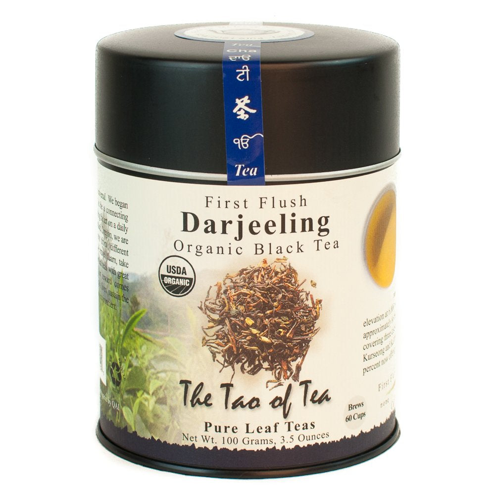 , First Flush Darjeeling Black Tea, Loose Leaf, 3.5 Ounce Tin