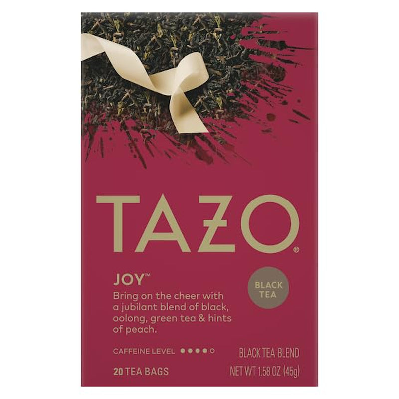 TAZO Tea Bags, (JOY, Passion, Pumpkin Chai, Vanilla Caramel Chai, Wild Sweet Orange, Peachy Green) (2Ea) Variety Pack
