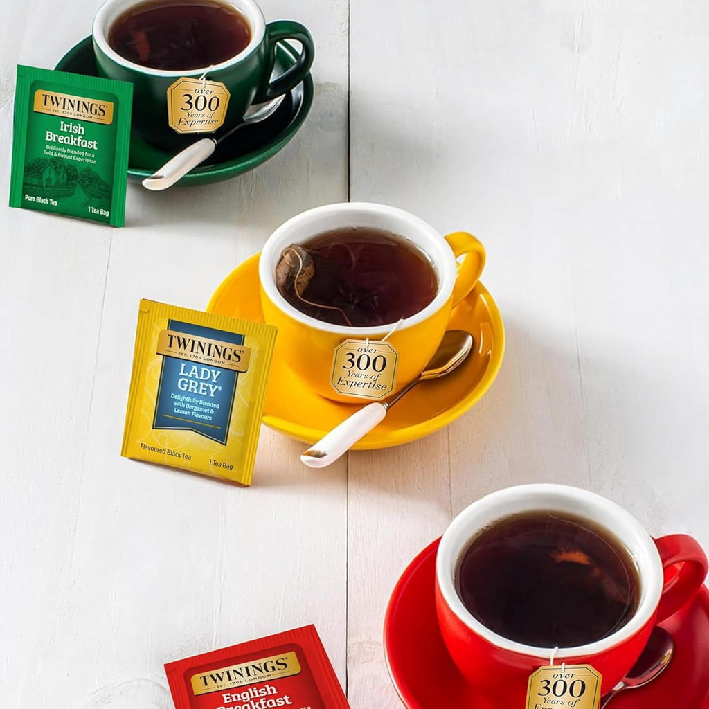 Tea Bags Sampler Assortment Variety Pack (60 Count) 30 Different Flavours for Tea Lovers: Her, Him, Women, Men, Couples, Family, Friends, Coworkers