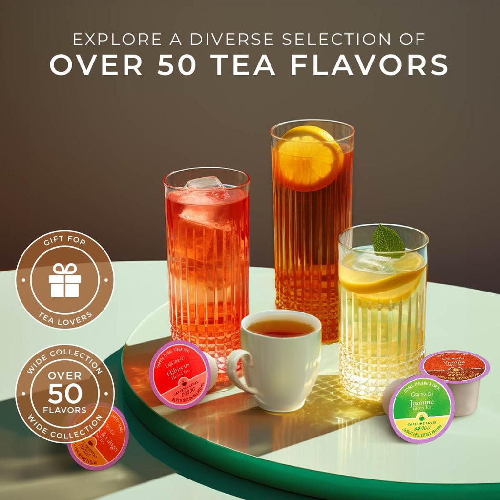 Evening Calm Tea Pod Collection Gift Set (60 Count) - Different Flavors Assorted Variety Pack