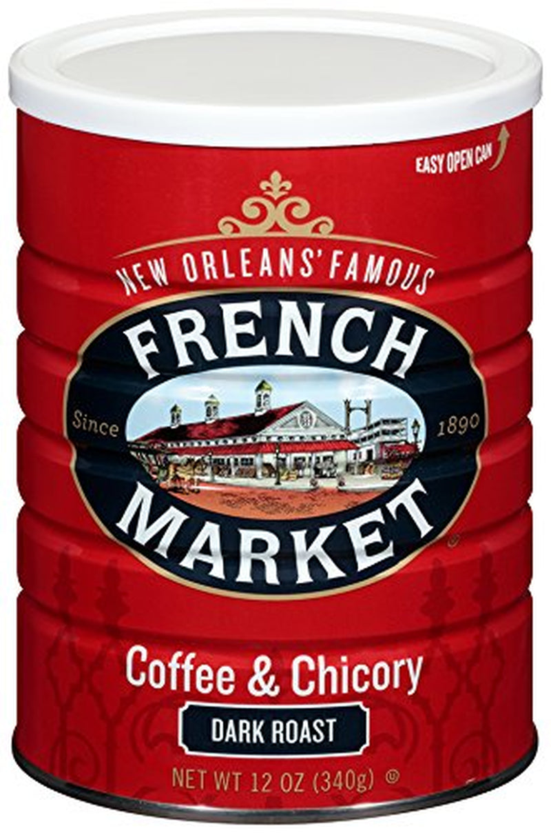 Coffee & Chicory Dark Roast Ground Coffee, 12Oz Can (Pack of 1)