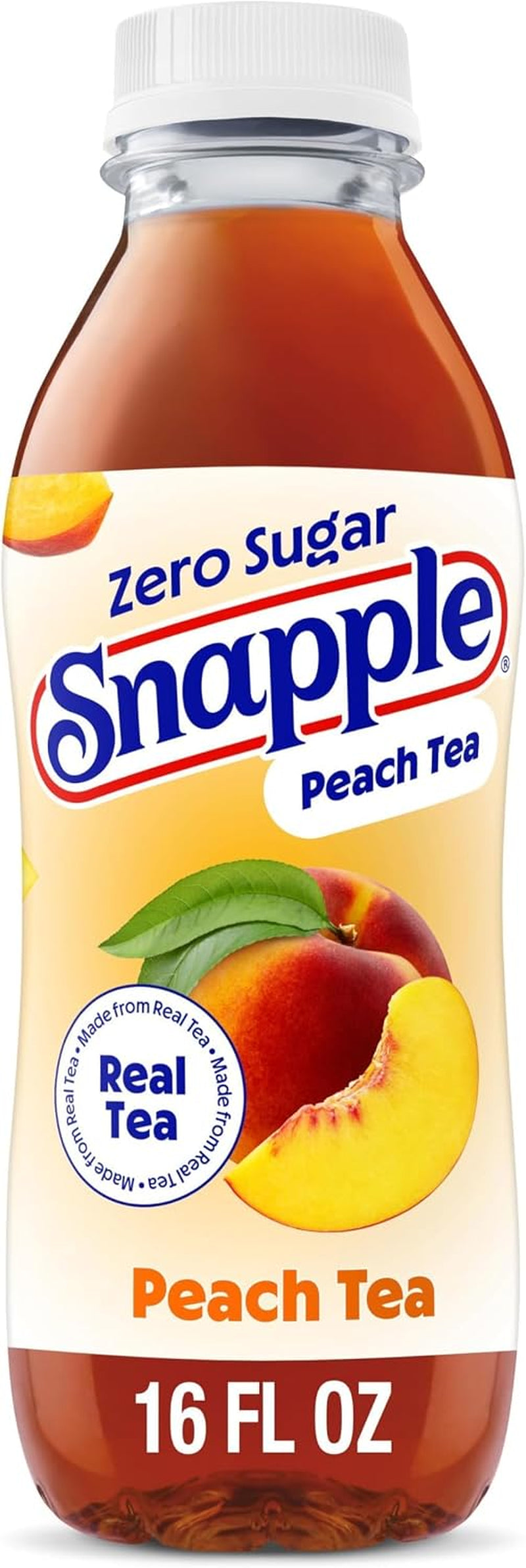 Diet Iced Tea, Peach, 16 Fl Oz (Pack of 6)