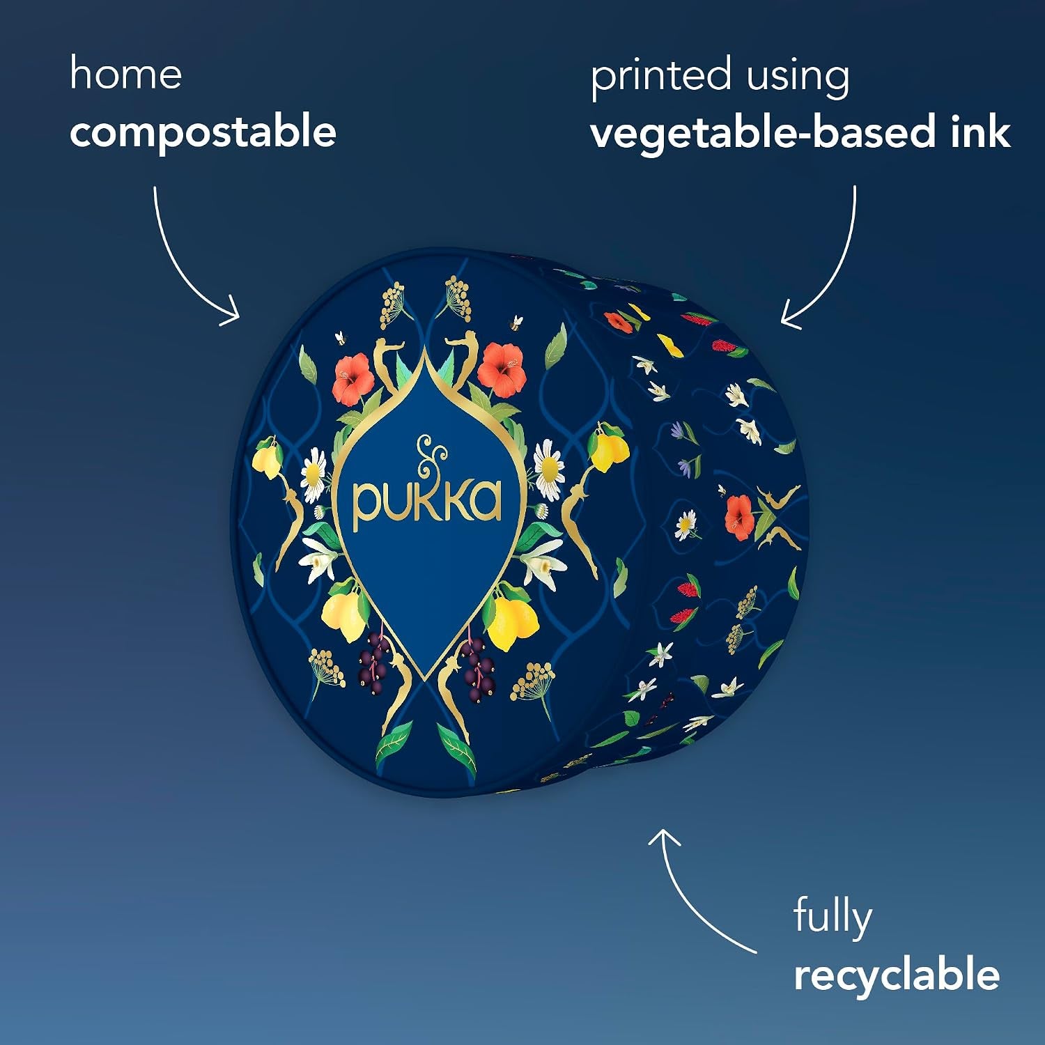 Pukka Organic Herbal Tea Sampler 90-Pack Caffeine Free Wellness Collection with Chamomile Vanilla Manuka Honey Lemon Ginger Three Mint Night Time Premium Tea Bags