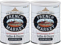 Coffee, Coffee and Chicory, Dark Roast Ground Coffee, 12 Ounce Can 3 Count (Pack of 2)