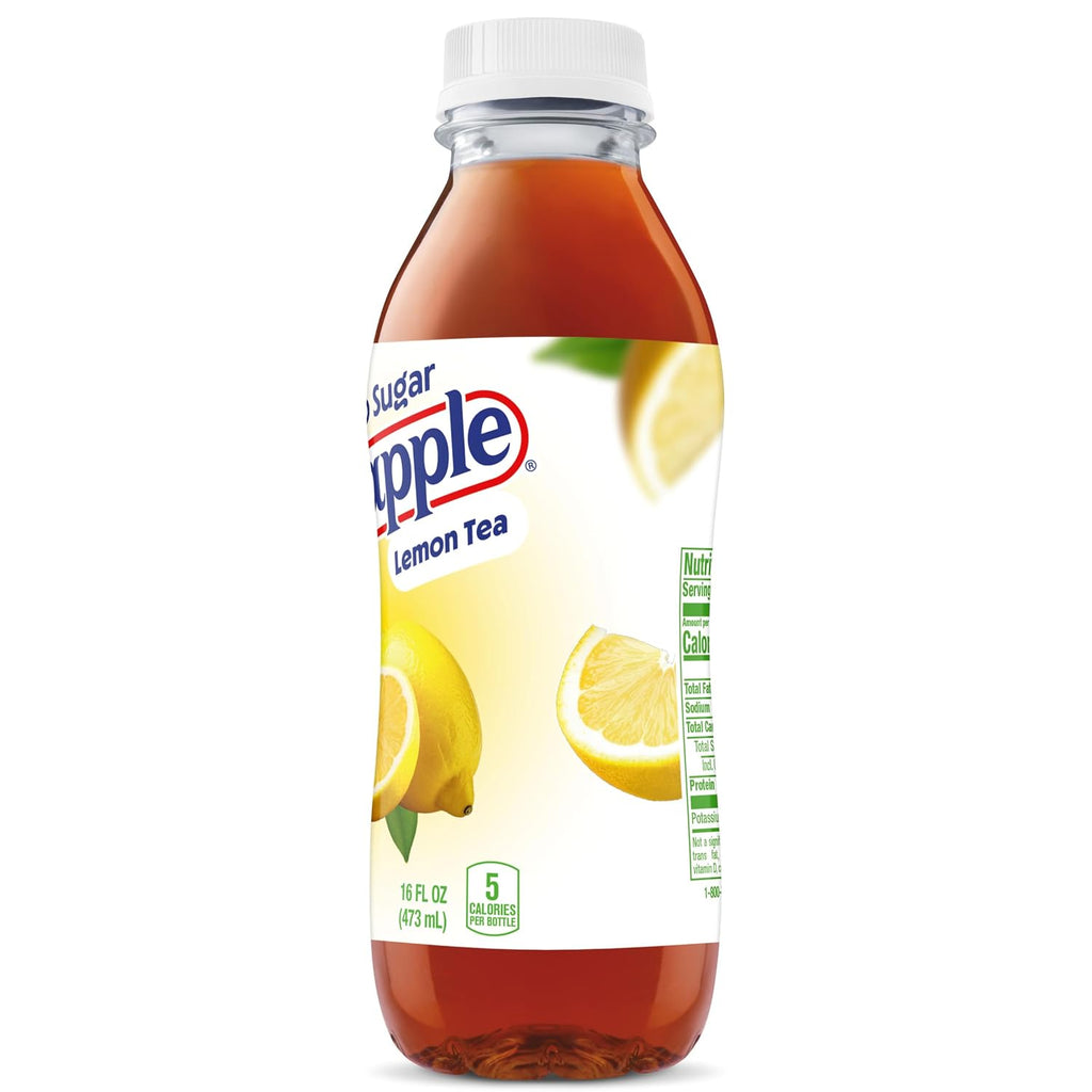 Zero Sugar Lemon Iced Tea, 16 Fl Oz, Pack of 12