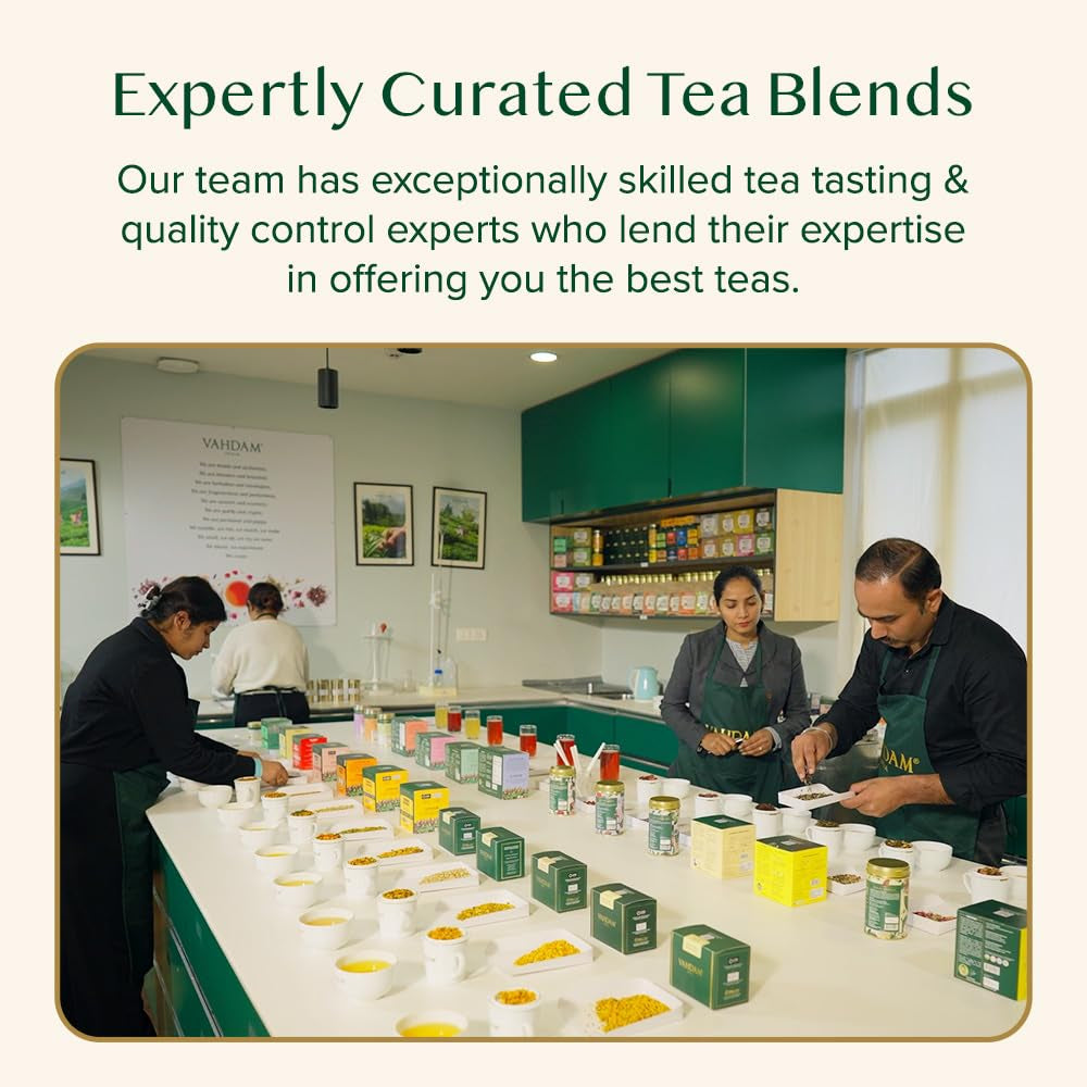 , Assorted Chai Tea Bags Sampler (5 Flavors, 20 Ecofriendly Pyramid Tea Bags) I Gift Ideas for Women & Men | Masala Chai Tea Varieties from India | Gluten Free & Non GMO | Gifts for Him/Her
