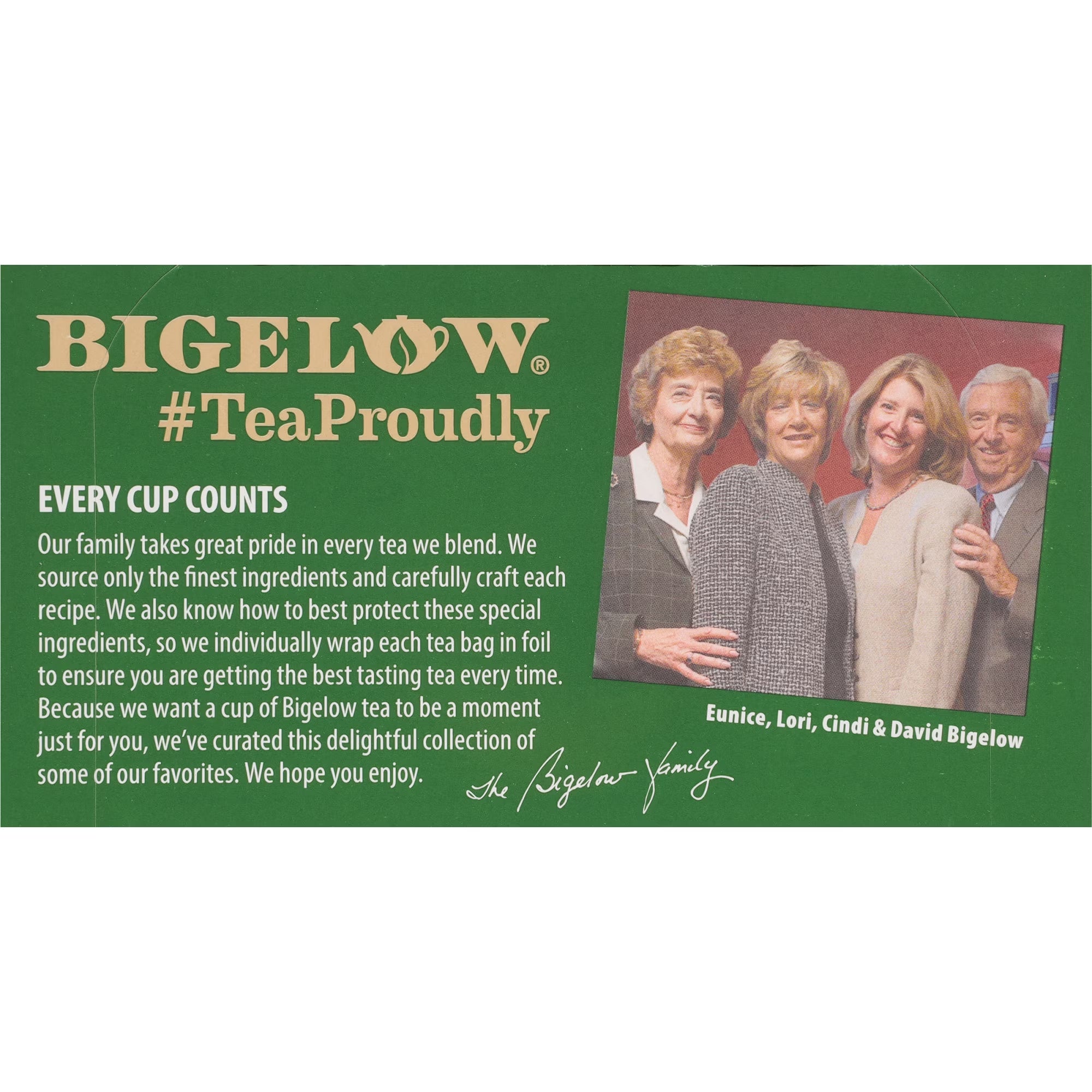 Bigelow, Assorted Herbal Caffeine Free Tea Bags, 18 Count