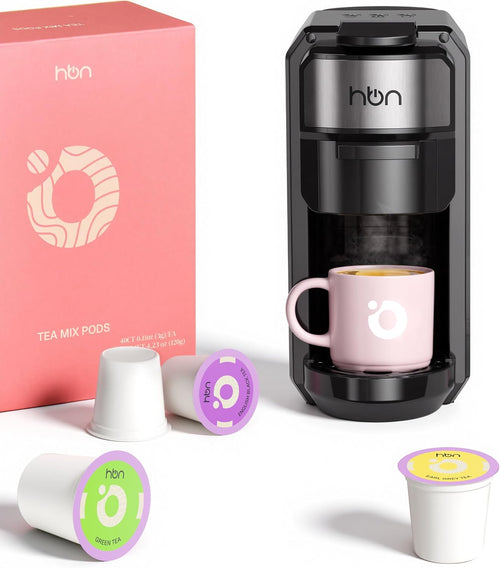 3-In-1 for Nespresso Capsule & K-Cup Pods & Ground Coffee Multi Coffee Maker + Tea 40-Count Sampler Variety Pack