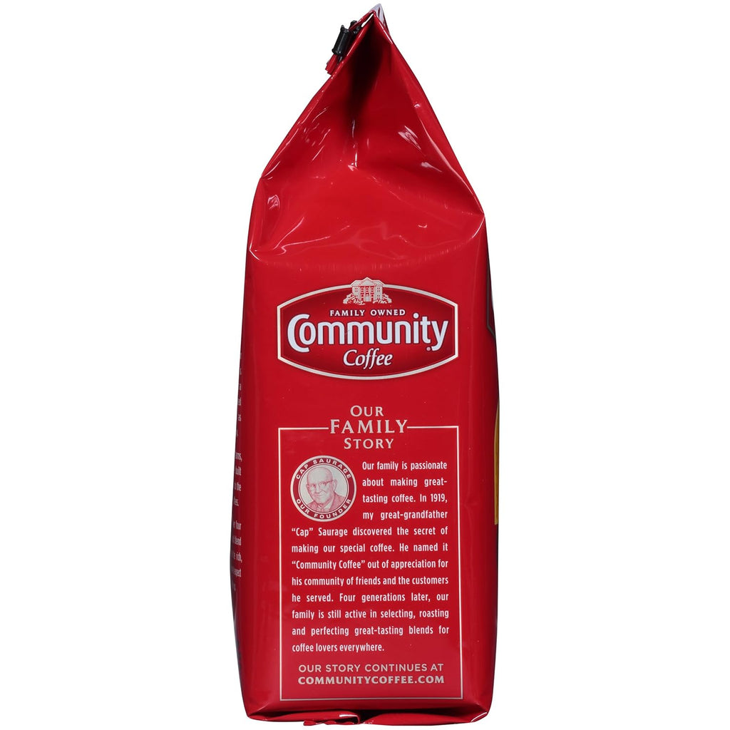 and Chicory, 72 Ounces Ground Coffee, Medium Dark Roast, 12 Ounce Bag (Pack of 6)