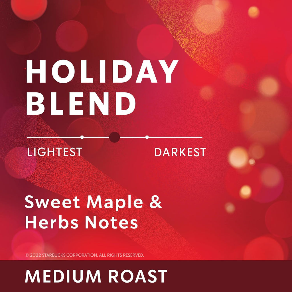 Starbucks Holiday Variety Pack Ground Coffee - Holiday Blends - 3 Bags (11 Oz)