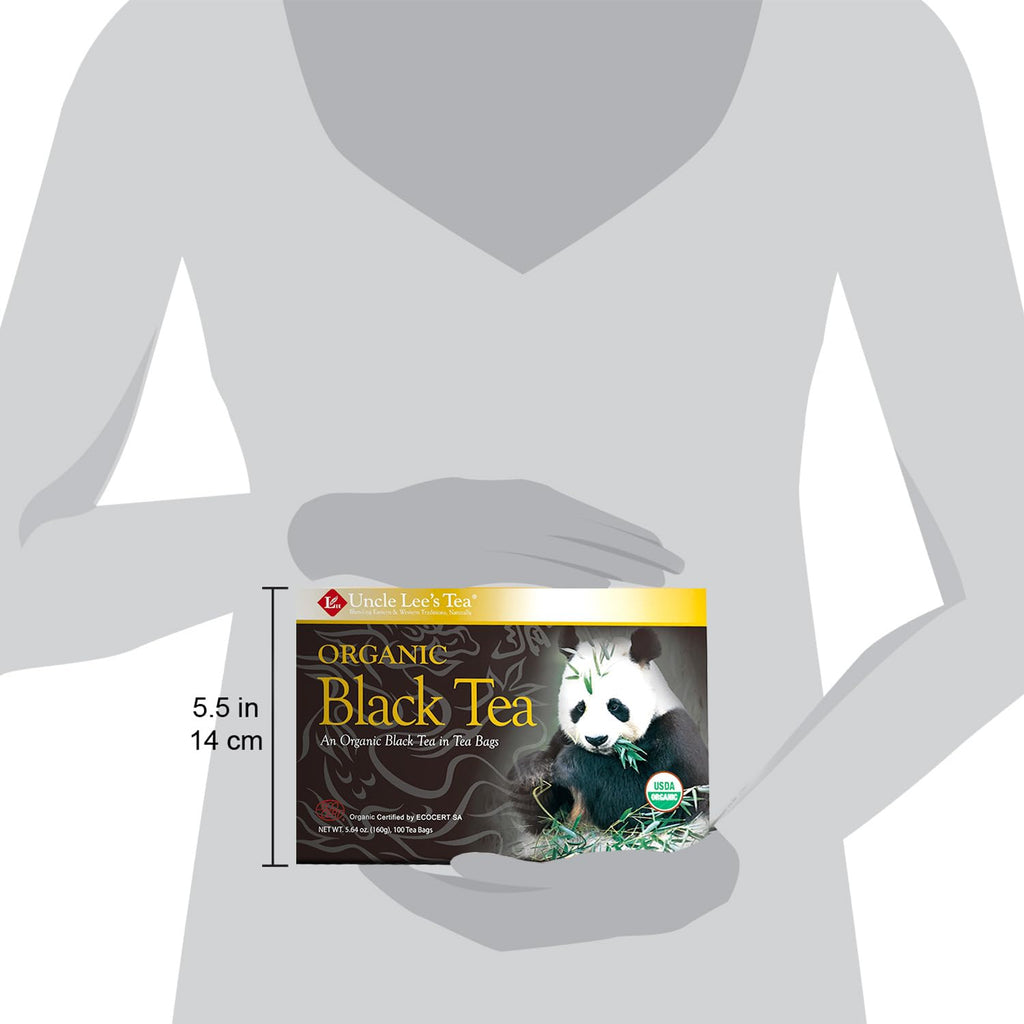 Organic Black Tea - Premium Tea, Full-Bodied, Caffeinated Coffee Alternative, Robust Black Tea Bags, Individually Wrapped 100 Count (Pack of 4)