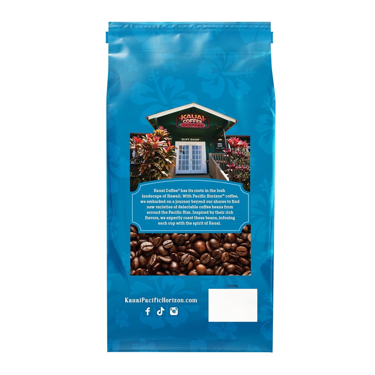 Ground Coffee – Smooth, Rich, Medium Roast – Light Floral Notes and Bright Aroma – Arabica Coffee, 10% Hawaiian with No Bitterness – Decaf, 1 Pack of 24Oz