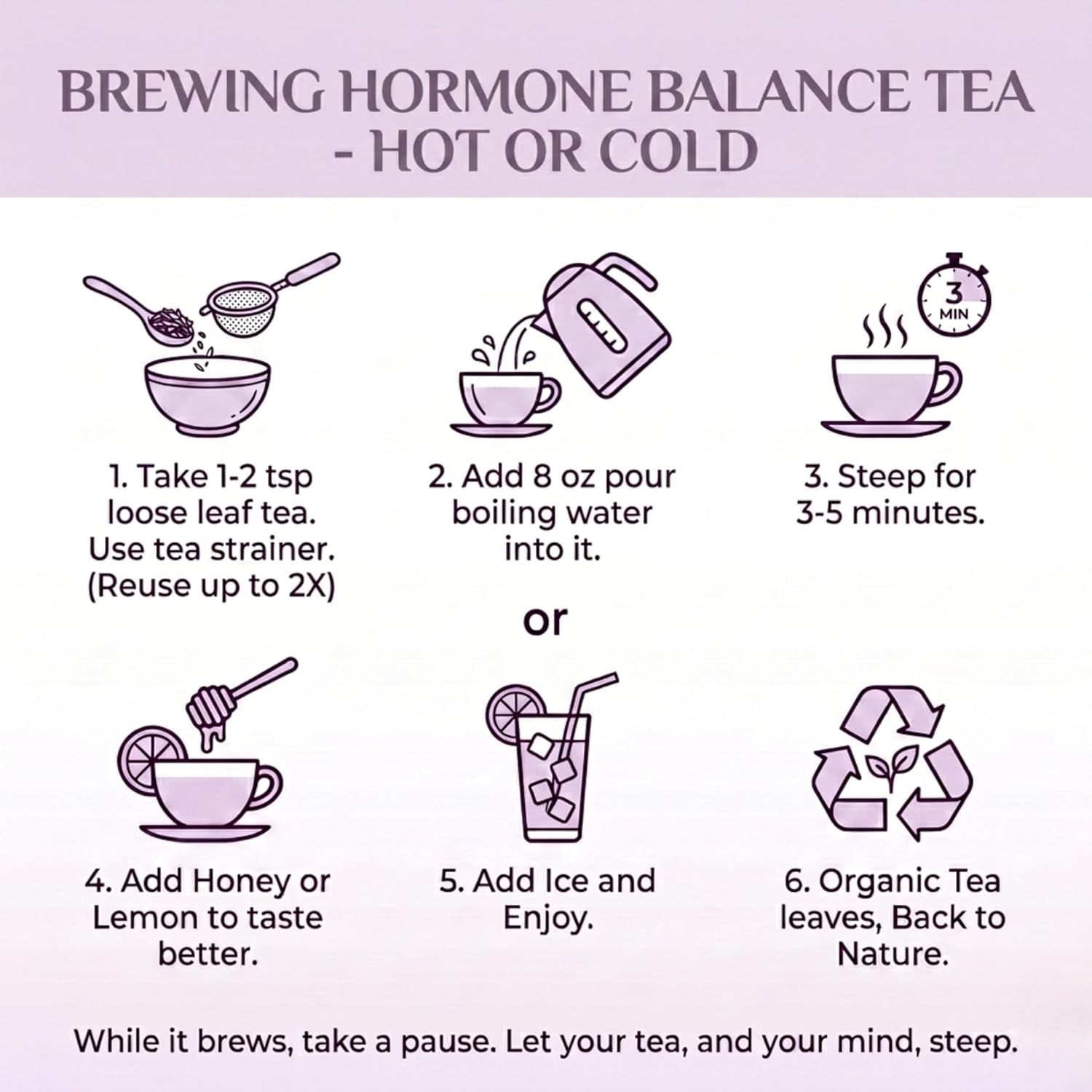 Hormone Balance Tea for Women, Organic Red Raspberry Leaf, Caffeine Free | Hormone Balance Support – Chaste Tree Berry, Chamomile, Nettle, Peppermint & Ginger Loose Leaf Tea, USDA Certified, USA Made.