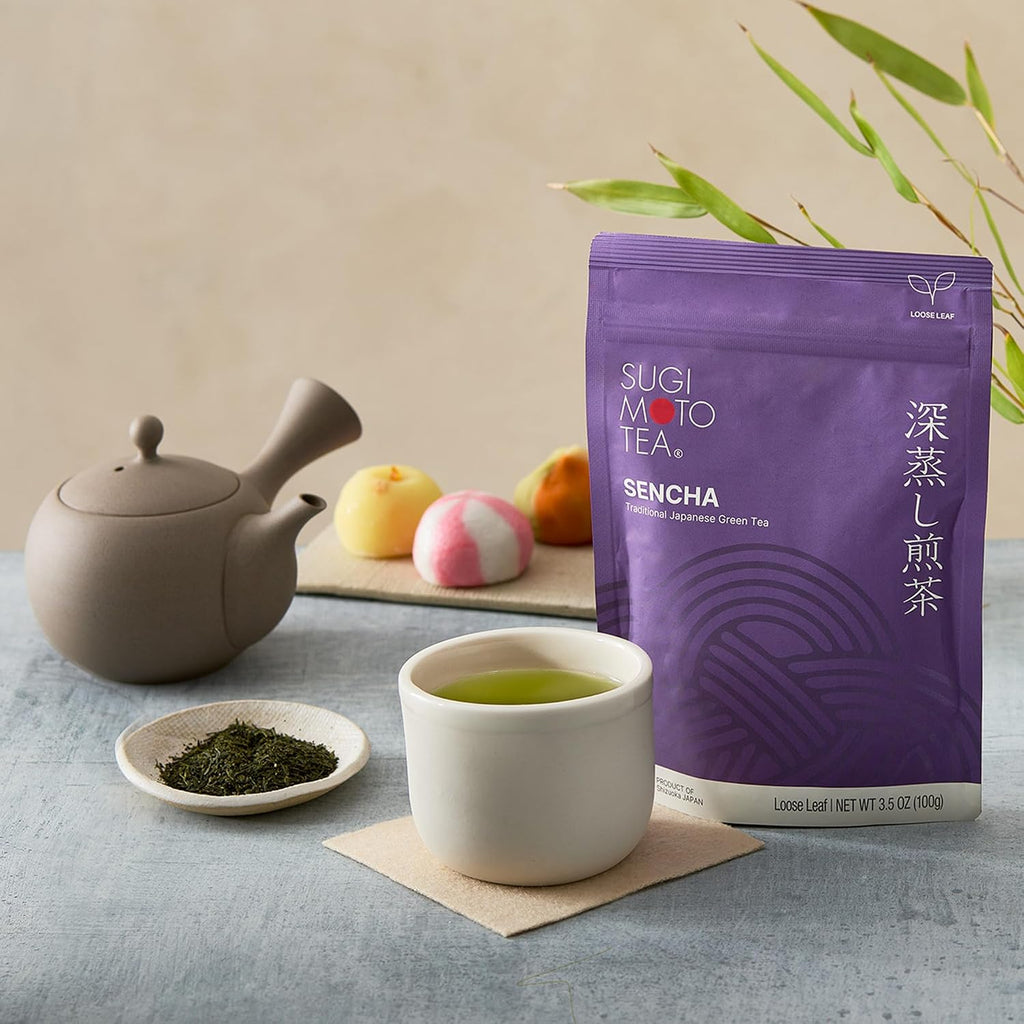 Japanese Sencha Fukamushi Green Tea Loose Leaf 3.5 Oz (100 G)