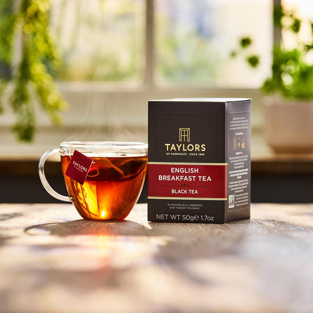 Black Tea Variety Pack, Individually Wrapped Bags, English Breakfast, Scottish Breakfast, Earl Grey 20 Count (Pack of 3), Caffeinated, Enjoy Hot or Iced, 60 Teabags