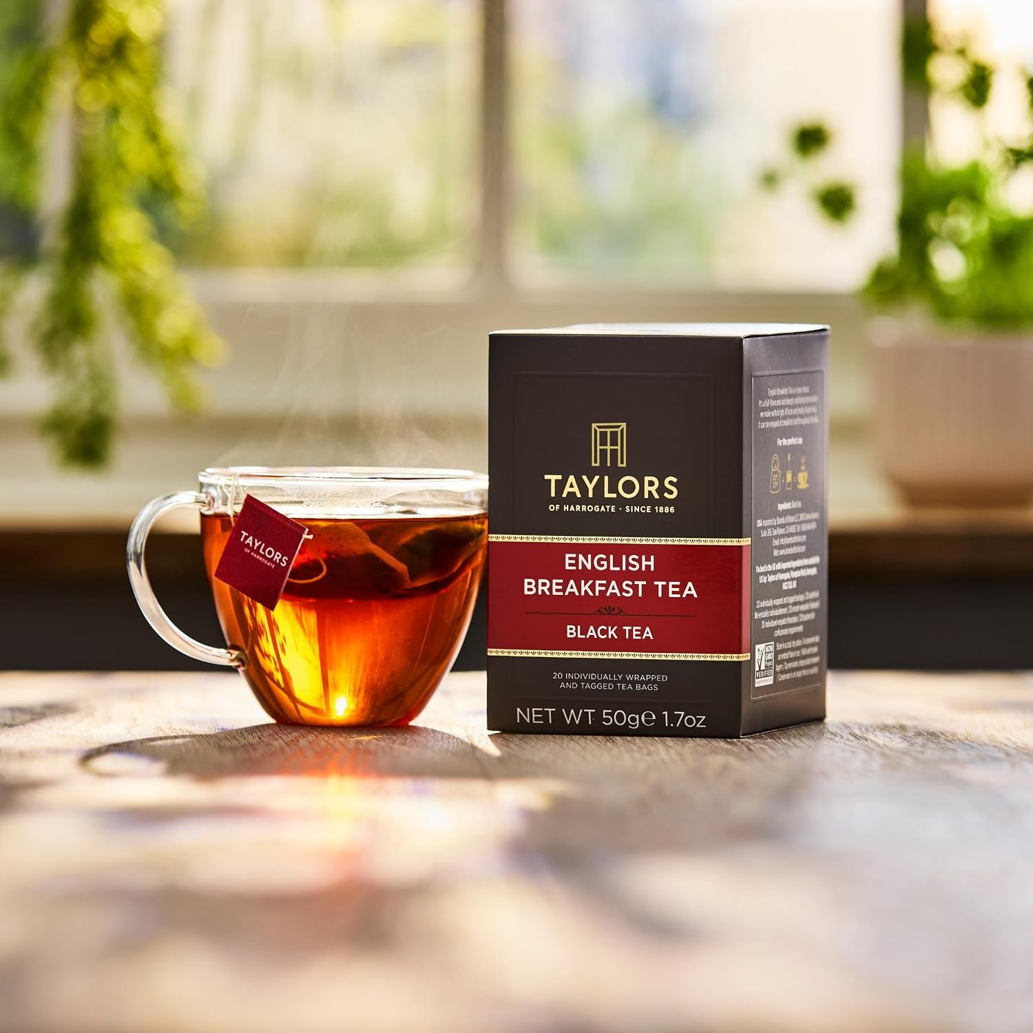 Black Tea Variety Pack, Individually Wrapped Bags, English Breakfast, Scottish Breakfast, Earl Grey 20 Count (Pack of 3), Caffeinated, Enjoy Hot or Iced, 60 Teabags